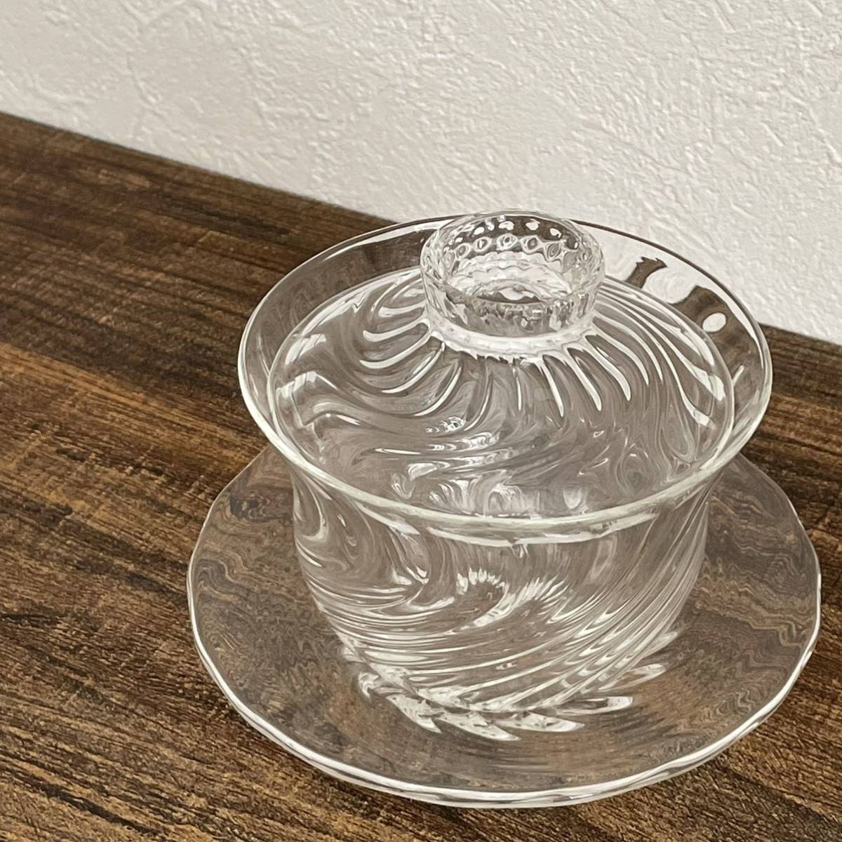 Yahoo!オークション - glass atelier えむに ガラス 蓋碗 Flow 新品未