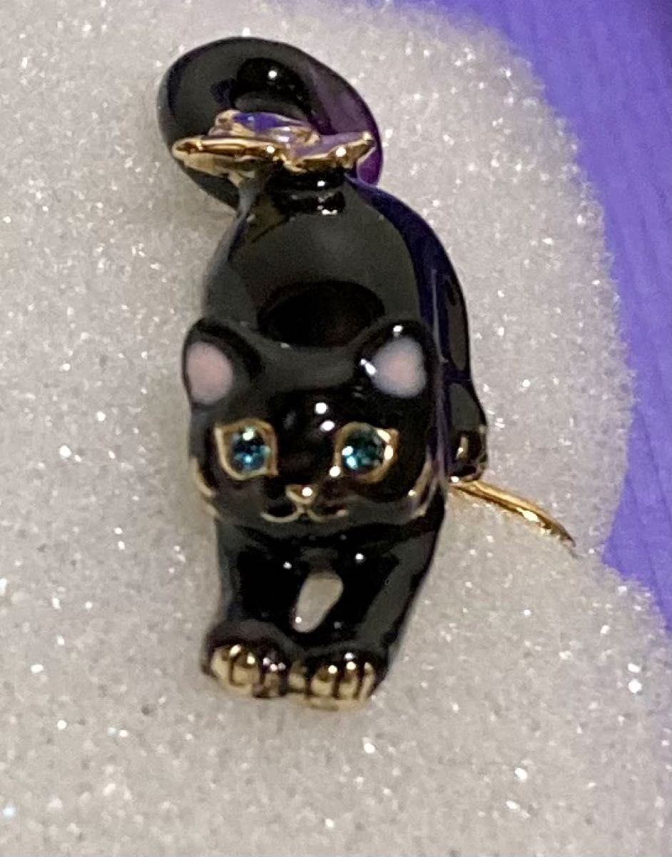 ANNA SUI イヤーカフ 黒猫 ネコ 蝶 未使用 アナスイ｜Yahoo!フリマ（旧