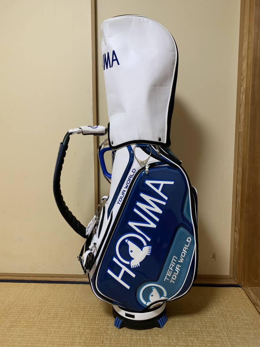 HONMA TEAM TOUR WORLD キャディバッグ 青 HONMA TEAM TOUR WORLD