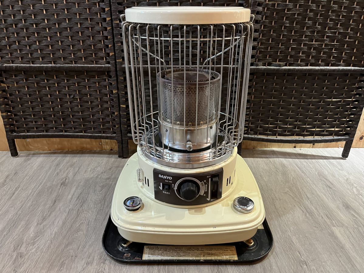 昭和レトロ 三洋電機 だるまストーブ OHC-47BC 石油ストーブ 昭和