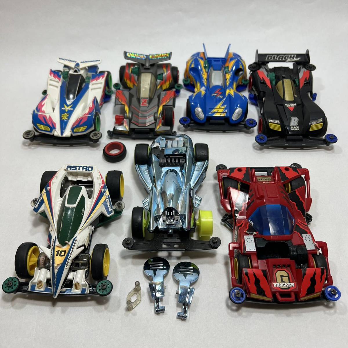 Yahoo!オークション - 現状 ジャンク TAMIYA タミヤ ミニ四駆 7台 ②