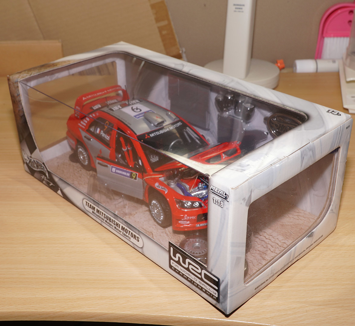 1/18 MITSUBISHI 三菱ランサー WRC ラリー ホットウィール 新品未開封