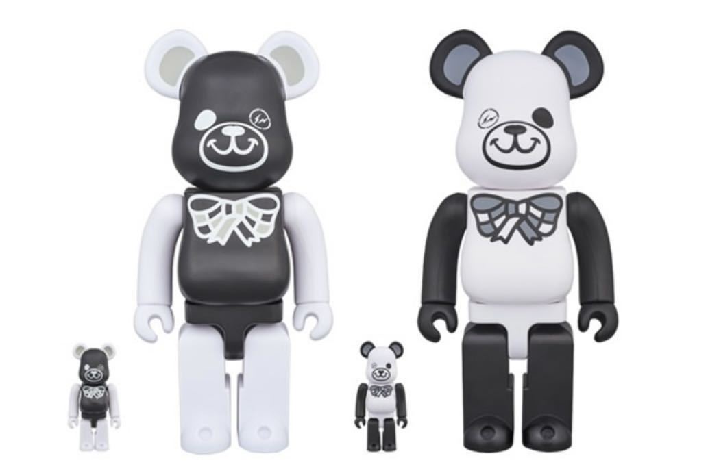 新品】 BE@RBRICK FREEMASONRY × fragment design 100％ & 400％ WHITE