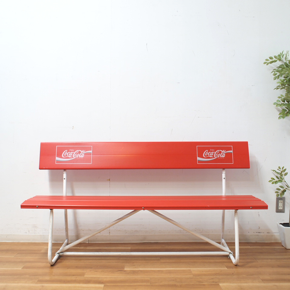 Yahoo!オークション - Coca-Cola コカコーラ ベンチ 赤 屋外 ガーデン
