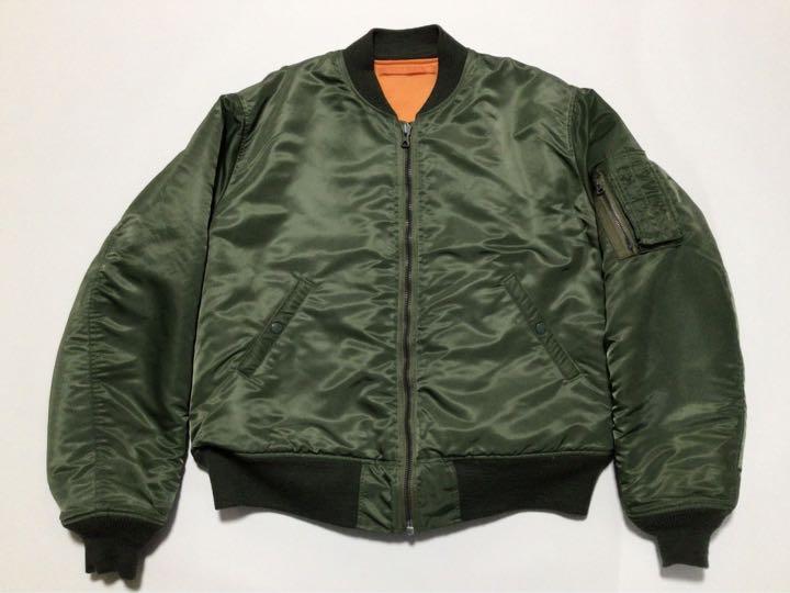 別注UNUSED×BUZZ RICKSON'S×BEAMSトリプルネーム MA-1 アンユーズド