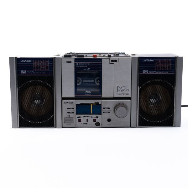ジャンク Victor ラジカセ ポータブルコンポ PC-R100 ビクター PC-R100
