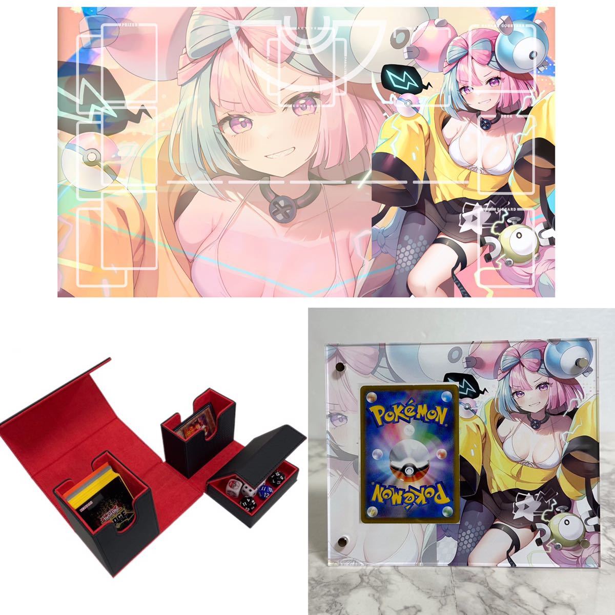 Yahoo!オークション - 3点セット ポケモン ナンジャモ プレイマット&ア