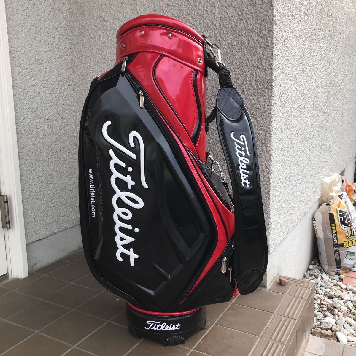 Titleist キャディバッグ ブラック/レッド 【公式通販】
