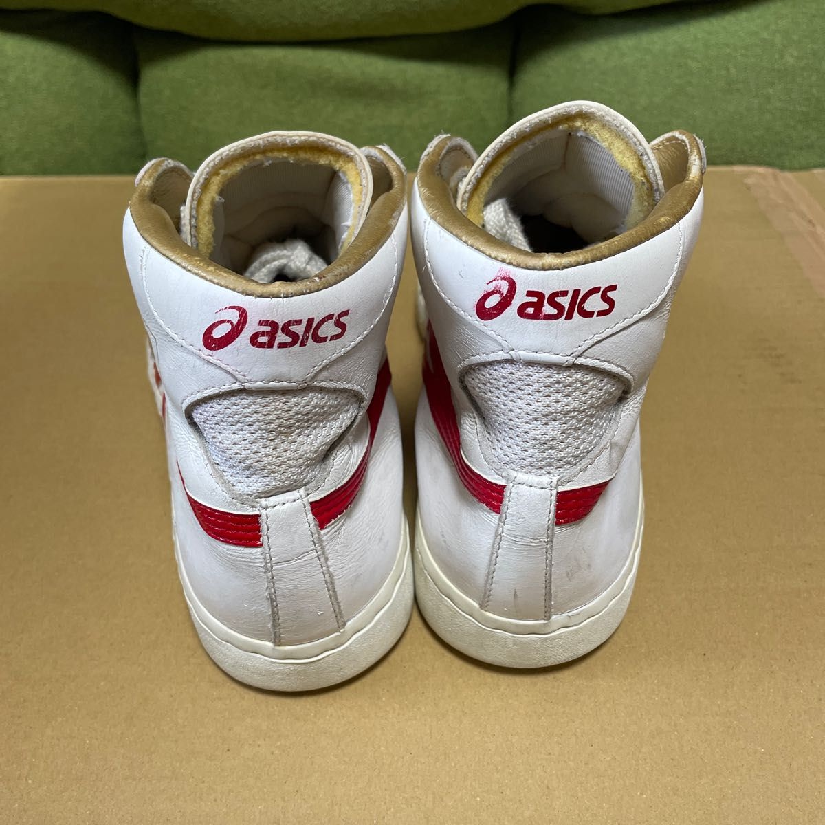 asicsファブレジャパンL TBF01S本革MADE IN JAPAN ファブレ JAPAN L