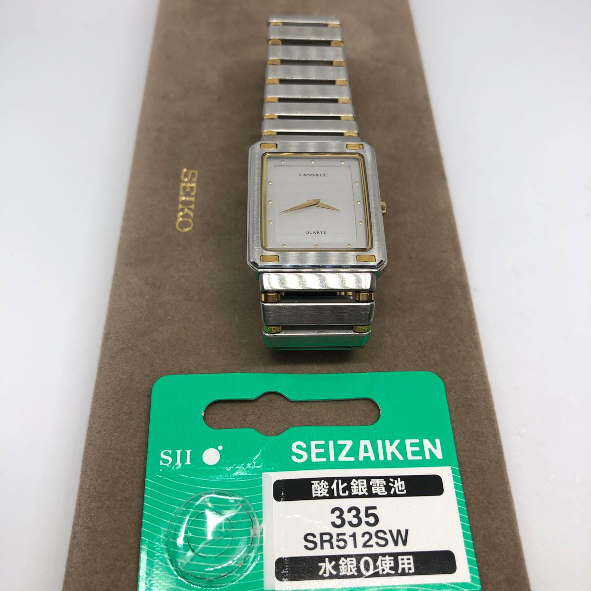 電池交換済み レディース クォーツ SEIKO ラサール セイコー 電池交換