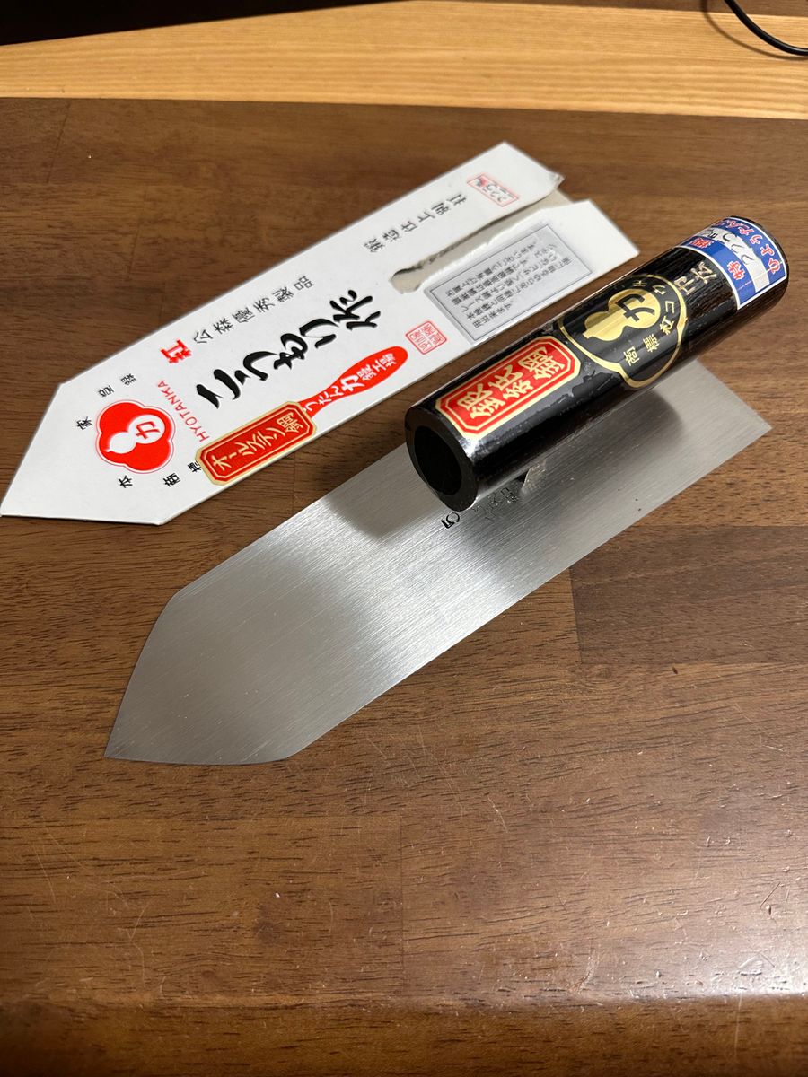 紅コウモリ 銀紙鋼 225mm 左官 鏝｜Yahoo!フリマ（旧PayPayフリマ）