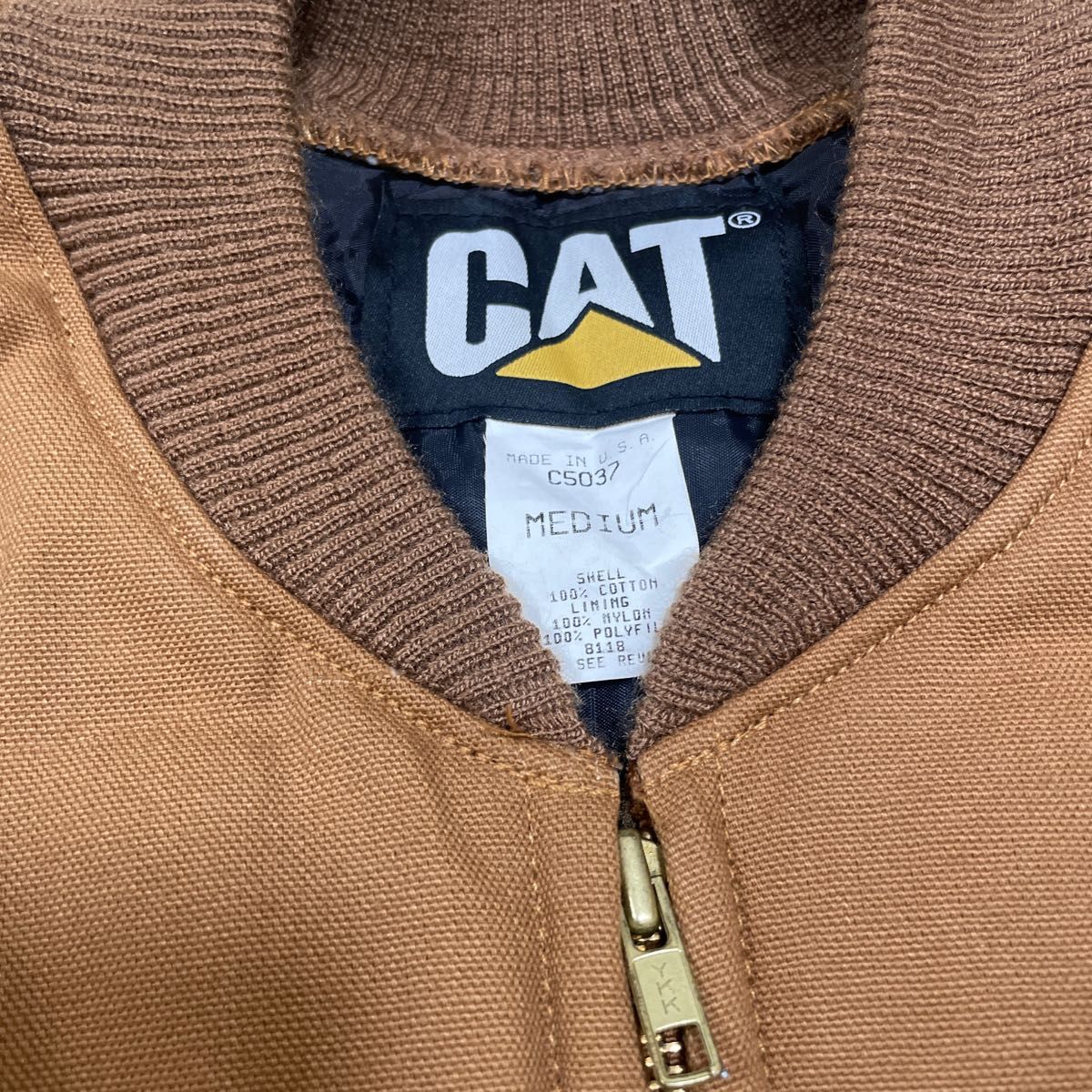 CAT Caterpillar キャタピラー ダックベスト ワークベスト USA ダック