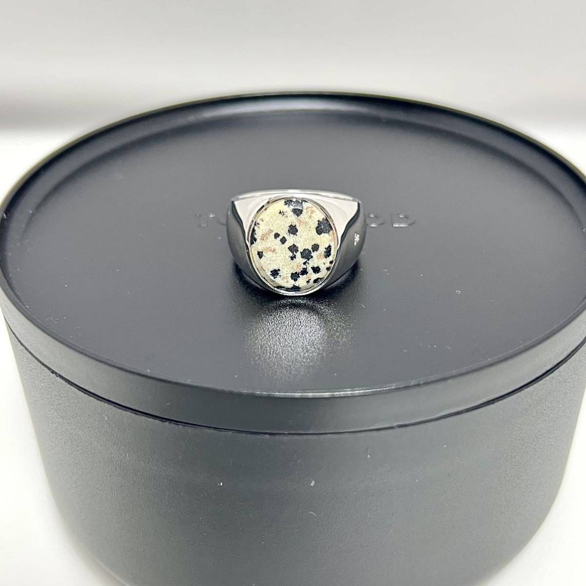 58 新品 トムウッド TOM WOOD オーバル レオパード リング 指輪