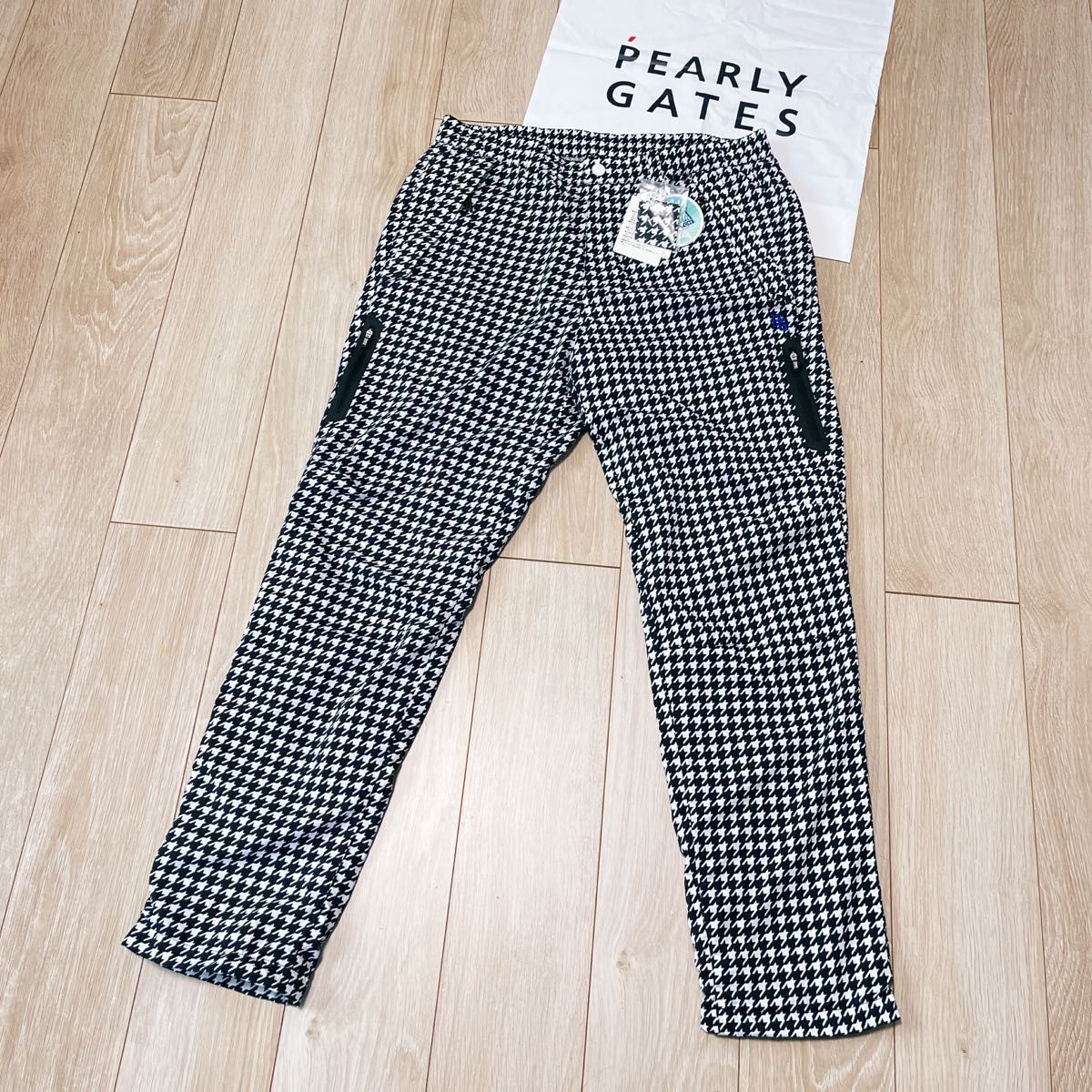 美品 パーリーゲイツ パンツ 蓄熱 4 メンズ PEARLYGATES 防風 防寒 M