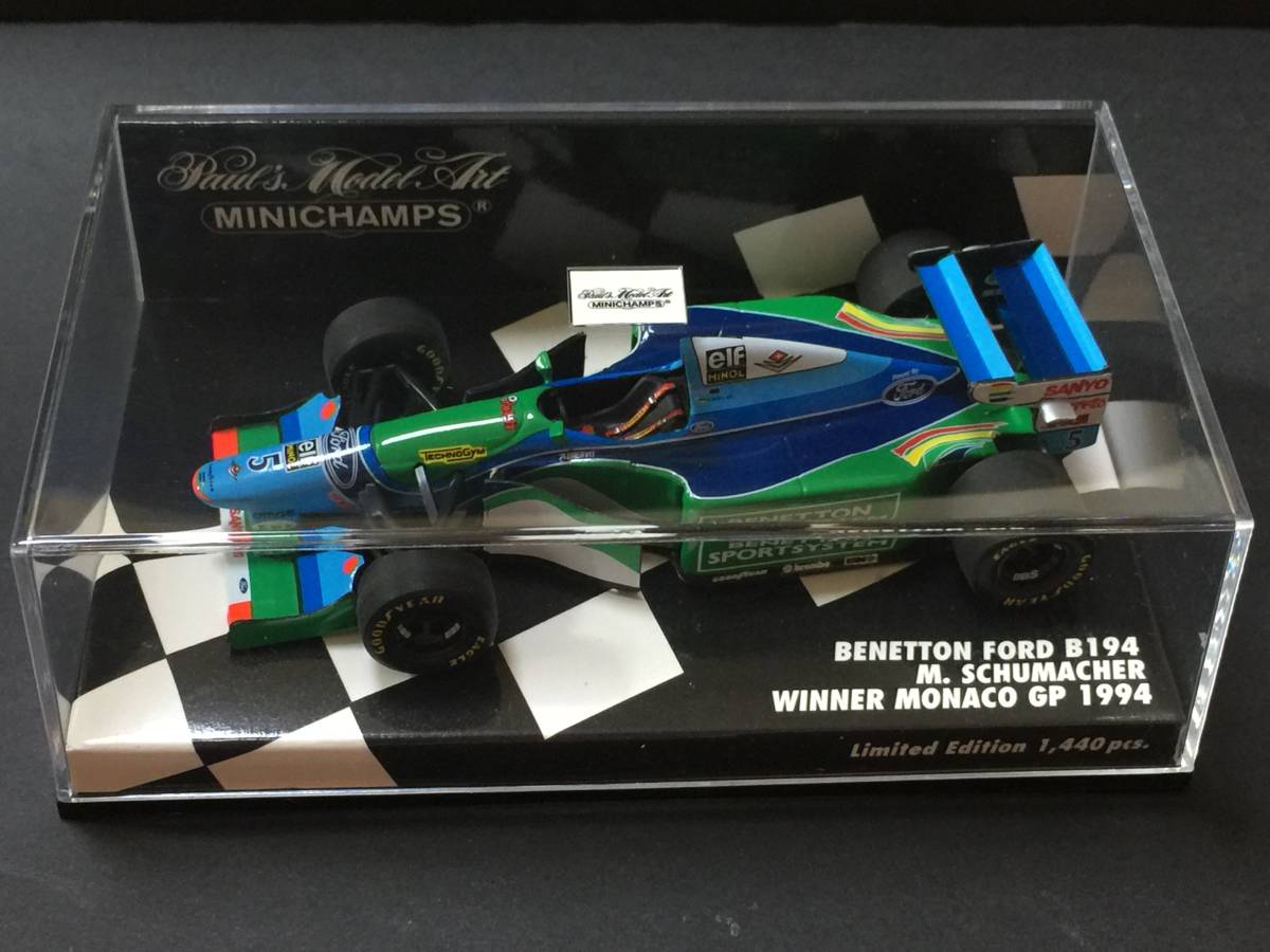 ミニチャンプス BENETTON FORD ベネトン フォード B194 1994 モナコGP
