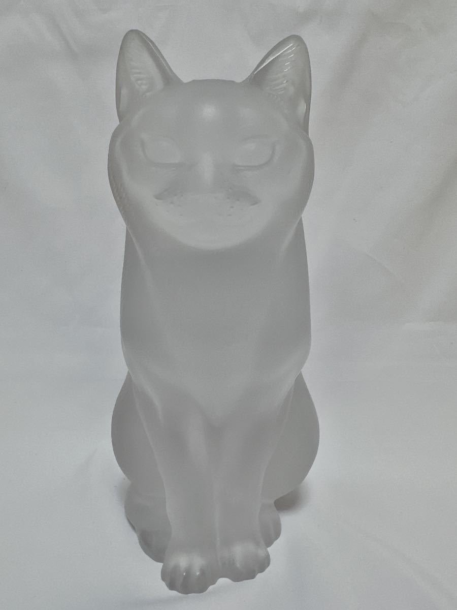 LALIQUE 猫のクリスタル彫刻 LALIQUE 猫のクリスタル彫刻 LALIQUE CATS