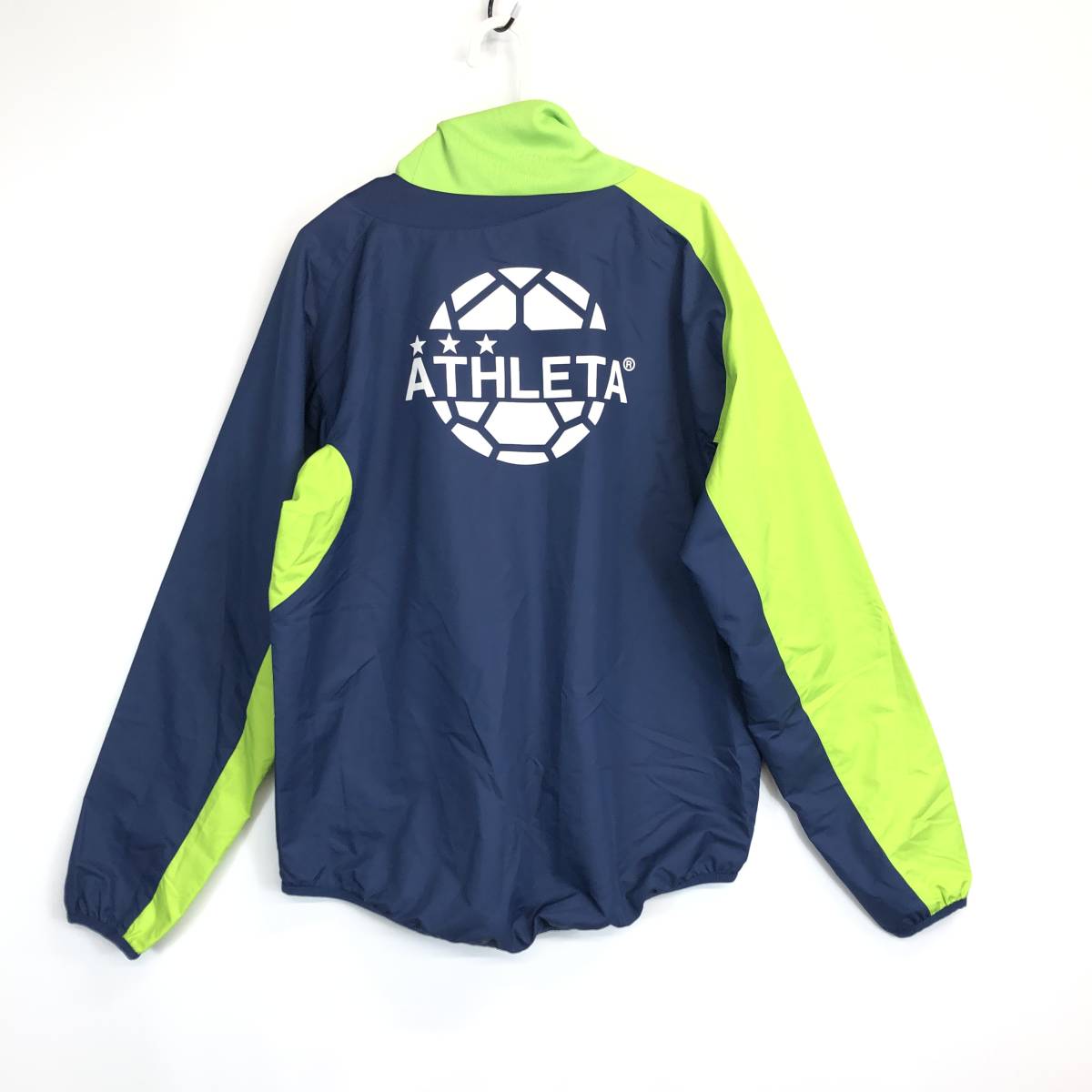 ATHLETA アスレタ ハイネックピステ ネイビー リーフグリーン Lサイズ