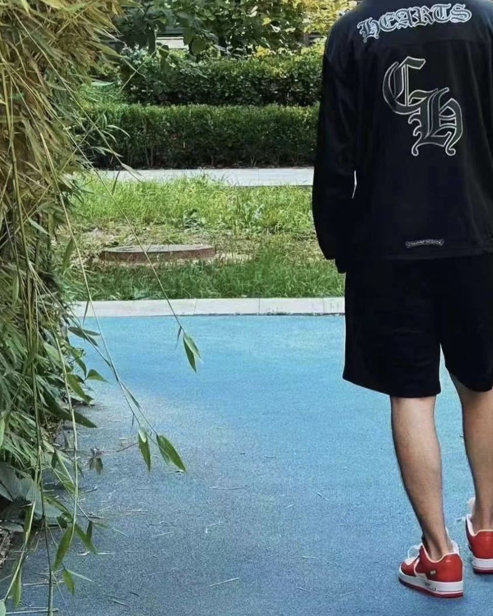 新品 新作 レア クロムハーツ メッシュ MESH WARM UP JERSEY ショーツ
