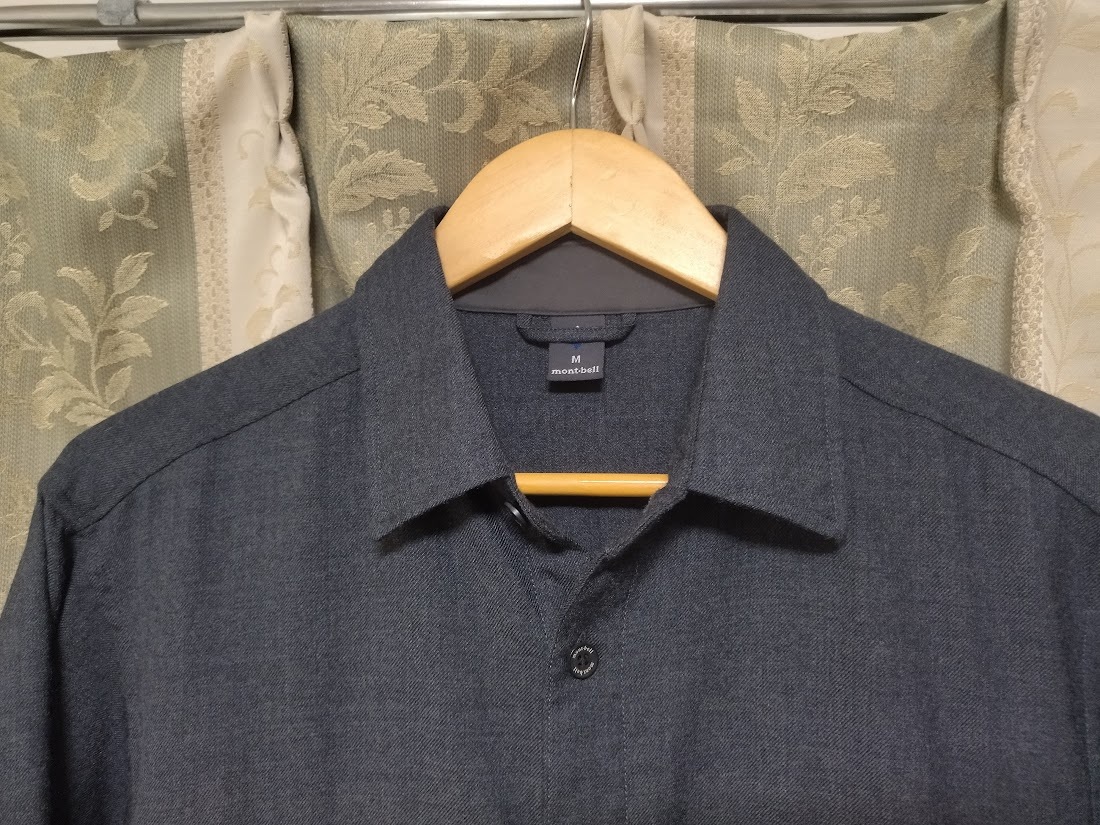 メリノウール O.D.シャツ Men's ダークグレー