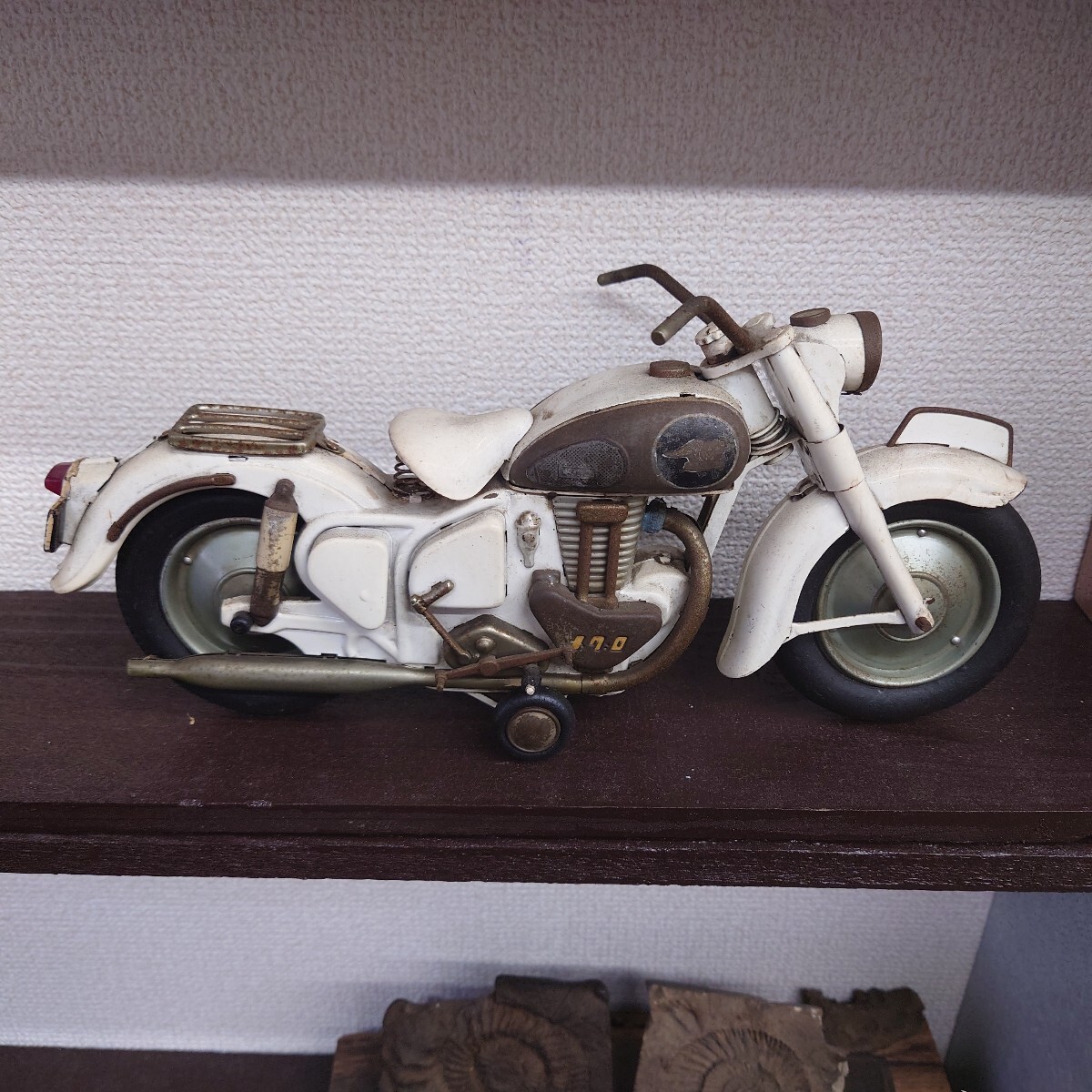 メグロ オートバイ ブリキ 17654 小608-110 メグロ ブリキ 玩具