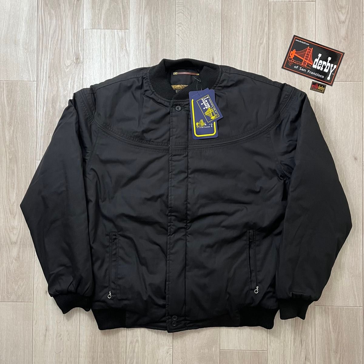 新品 XL Derby Of San Francisco ダービージャケット ブラック