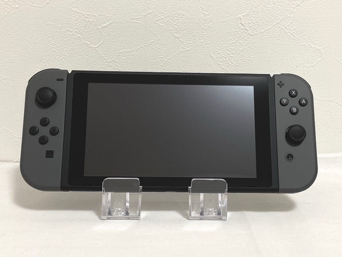 2019年製 新型 美品 Nintendo Switch 本体 付属品 グレー 初期化済