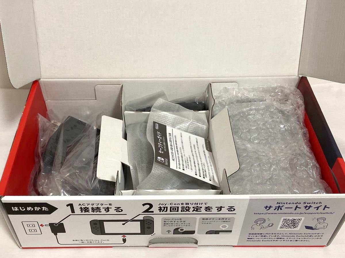 2019年製 新型 美品 Nintendo Switch 本体 付属品 グレー 初期化済