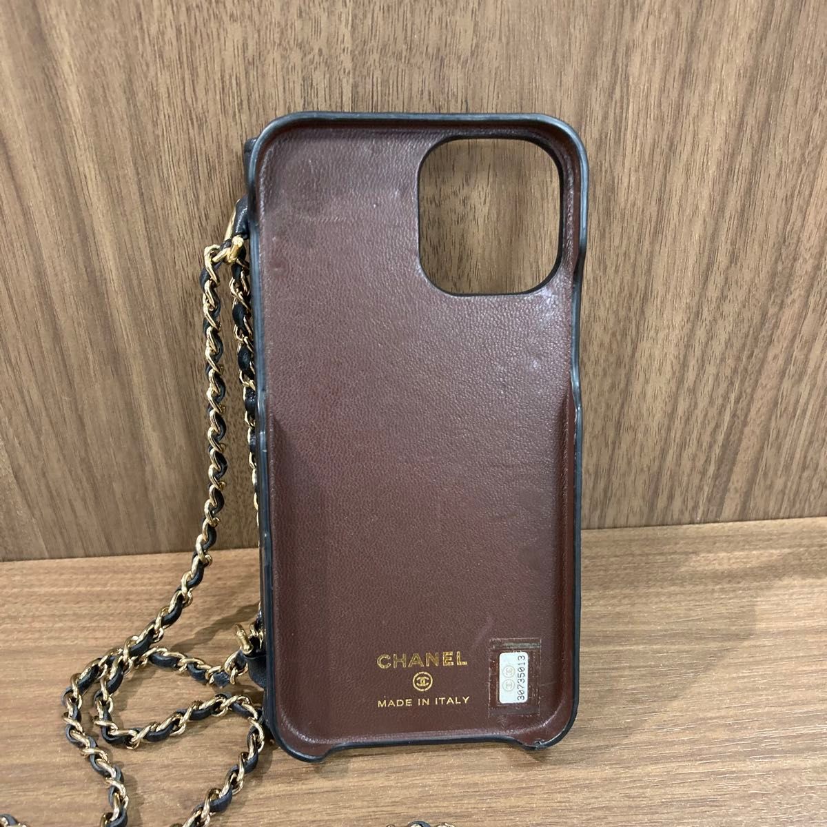 激レア CHANEL シャネル 小物 マトラッセ ラムスキン iPhoneケース