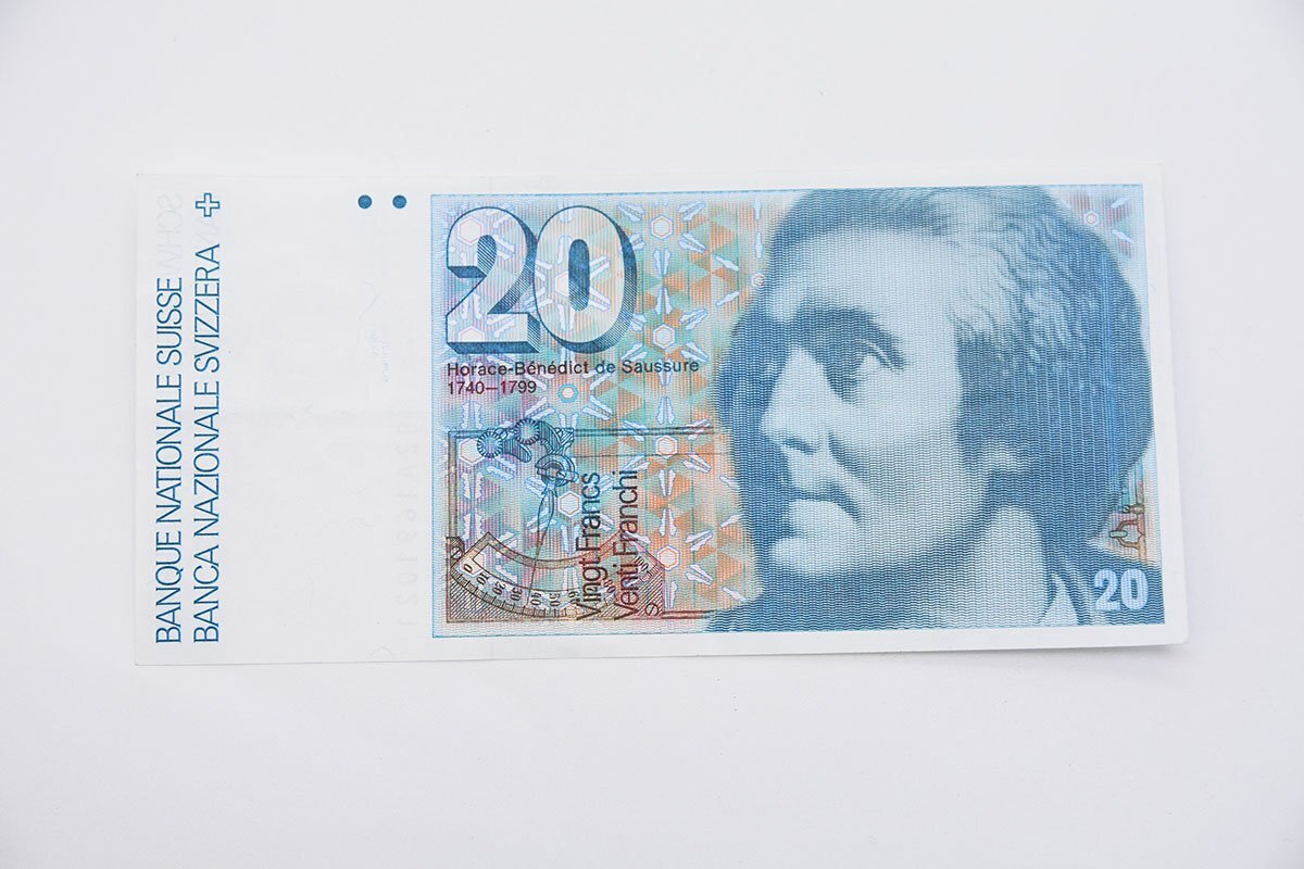 旧スイスフラン紙幣 140CHF 旧スイスフラン紙幣 150CHF 第8シリーズ 旧