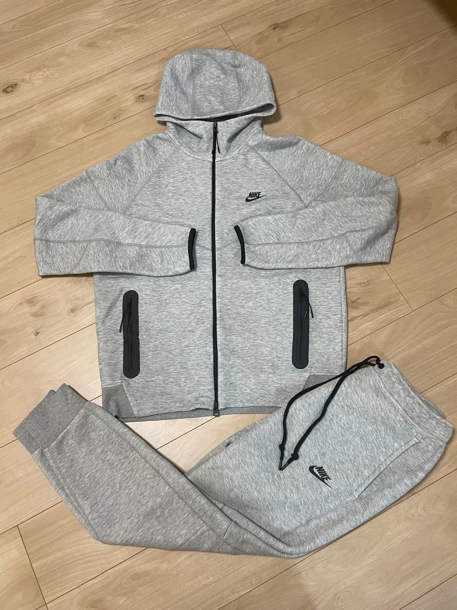 ナイキテックフリース セットアップ 上下 LMサイズ 美品 グレー｜Yahoo