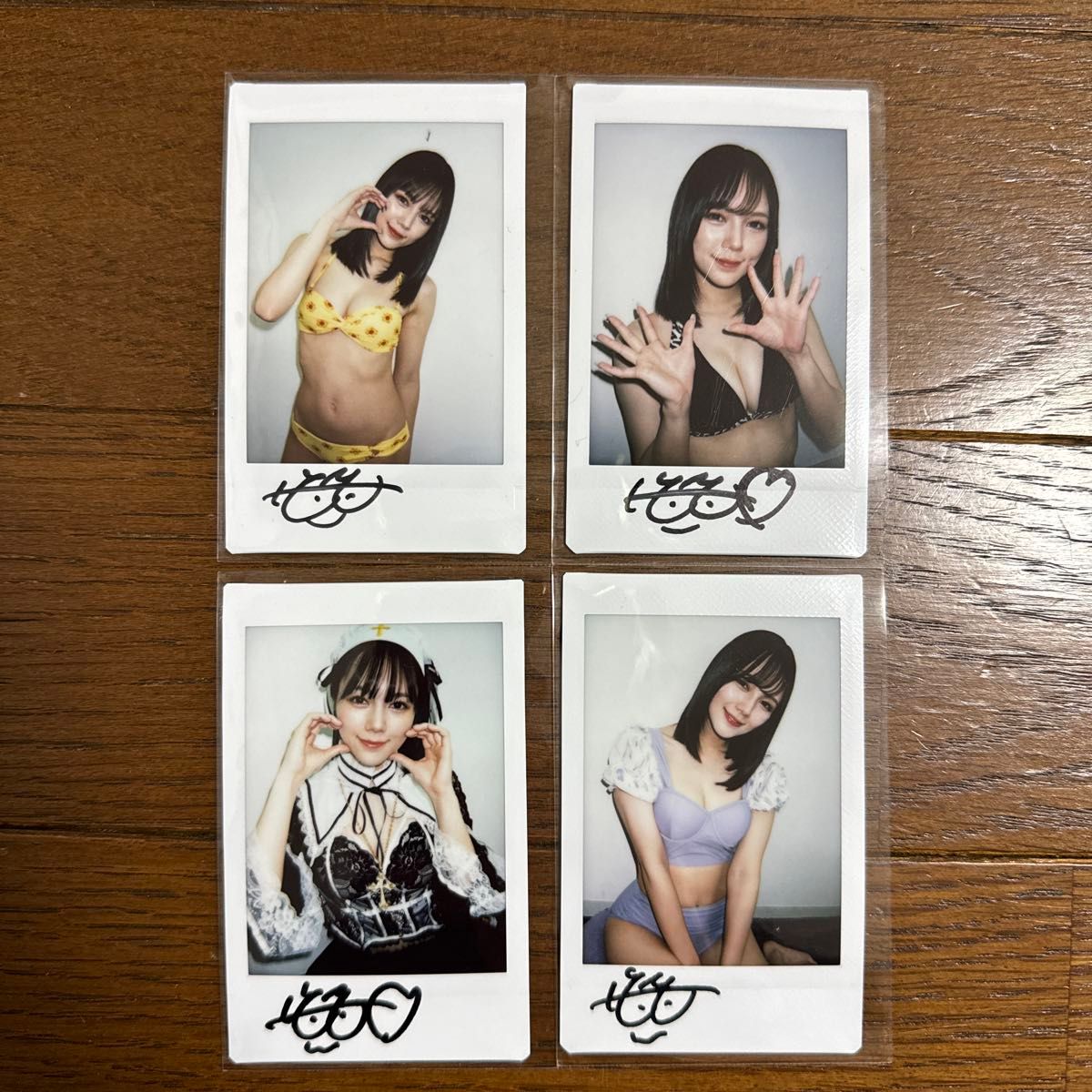涼森れむ 直筆サイン入りチェキ4枚セット｜Yahoo!フリマ（旧PayPayフリマ）