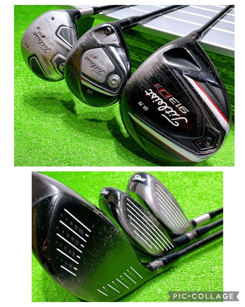 かっこいい メンズゴルフセット タイトリスト Titleist 12本セット 913
