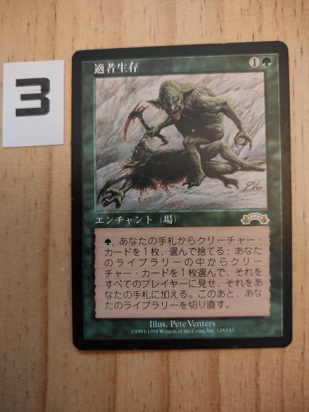 MTG MTG マジック・ザ・ギャザリング Survival of the Fittest/適者