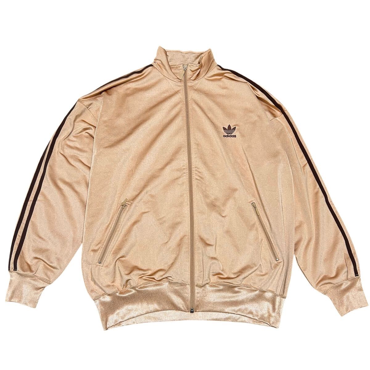 XL相当】アディダス トラックジャケット 在原みゆ紀 茶色 希少 adidas