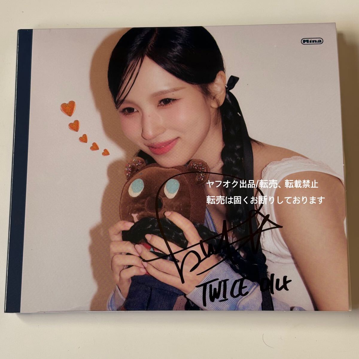 Yahoo!オークション - TWICE 直筆サインCD【ミナ】 9ヶ所+α(ALLミニポ