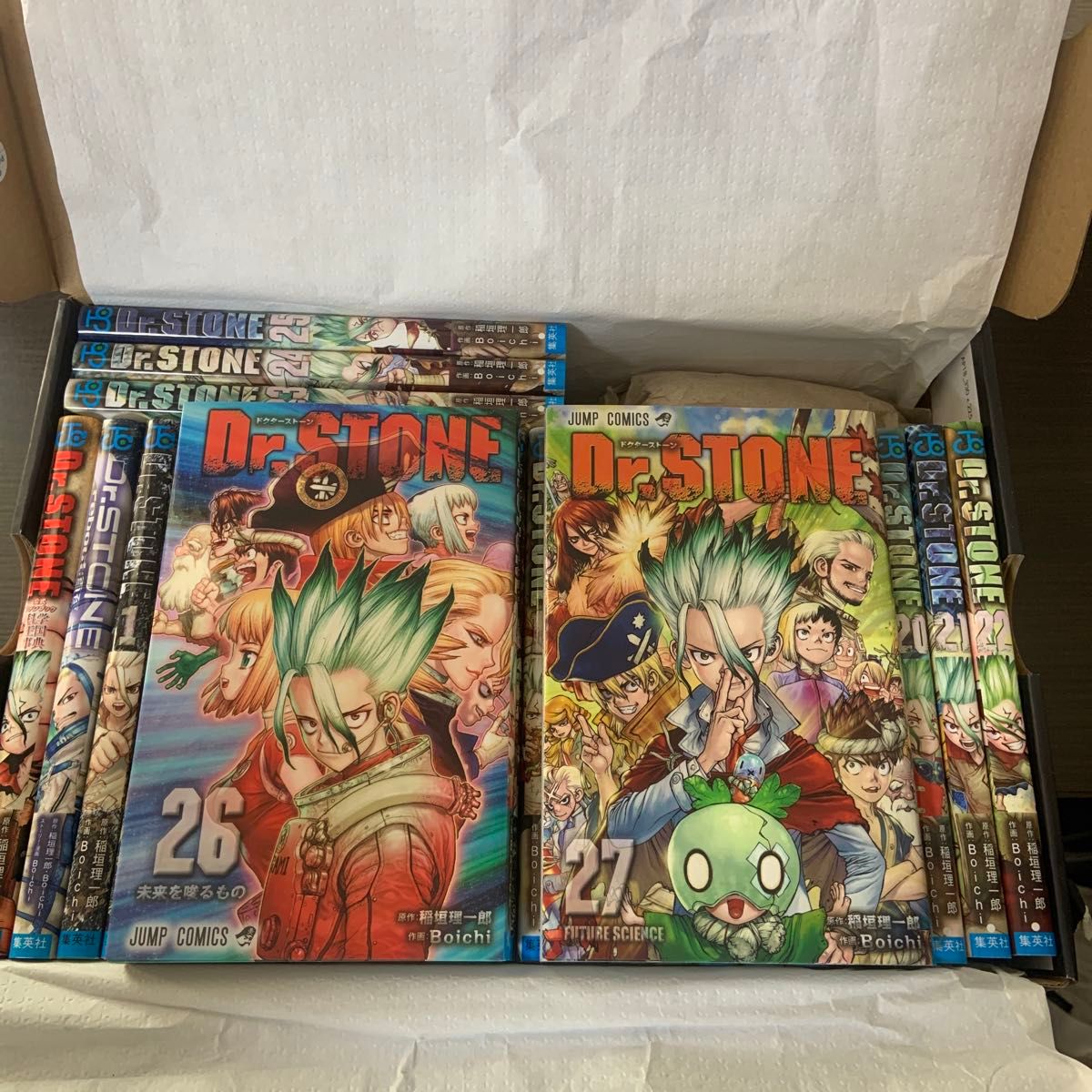 J*M様 Dr. STONE 全巻セット 1-27巻+リブート百夜 Dr.STONE 全巻セット