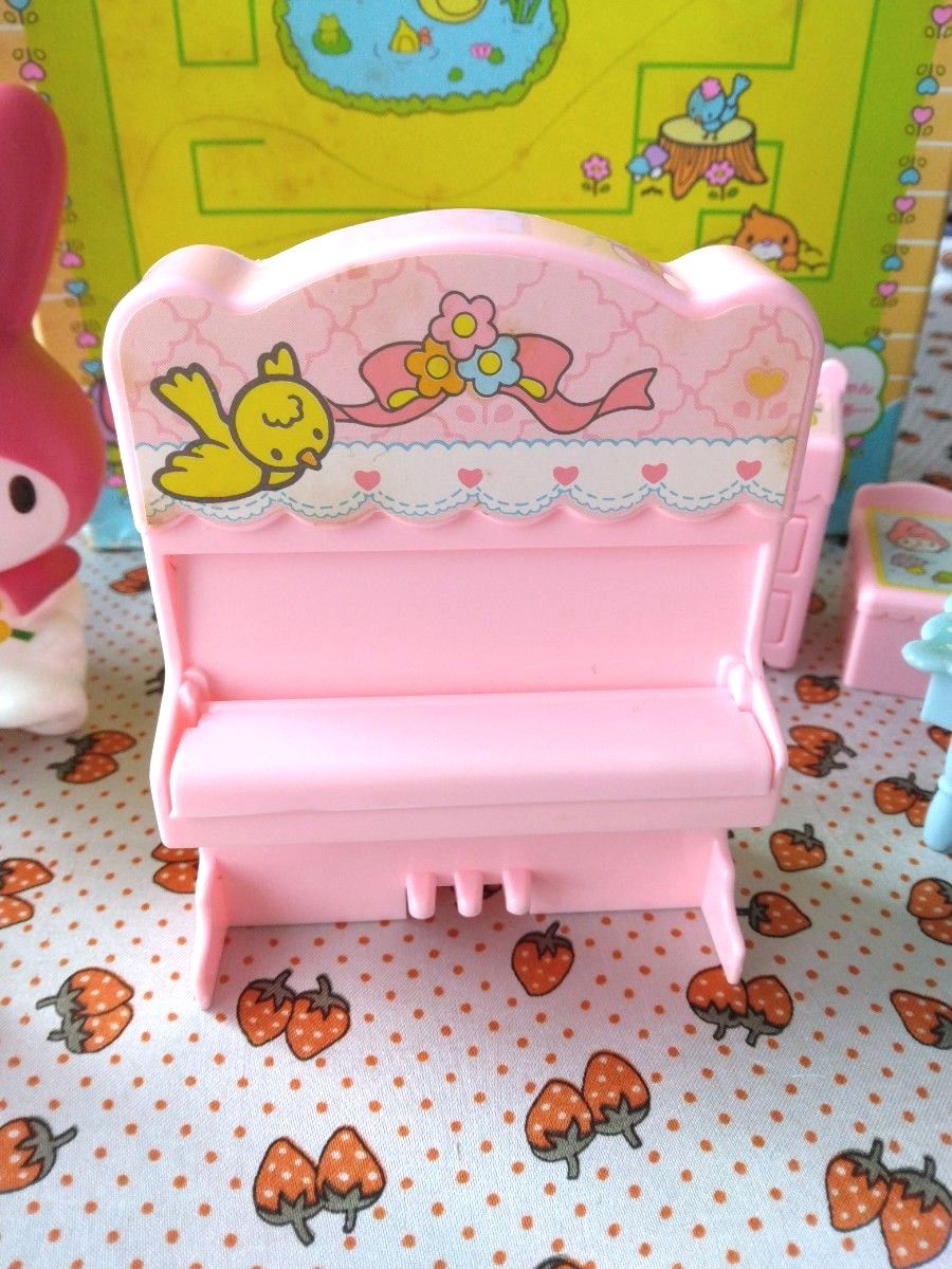 激レア 】昭和レトロ マイメロディホームセット 家具 ピアノ 日本製