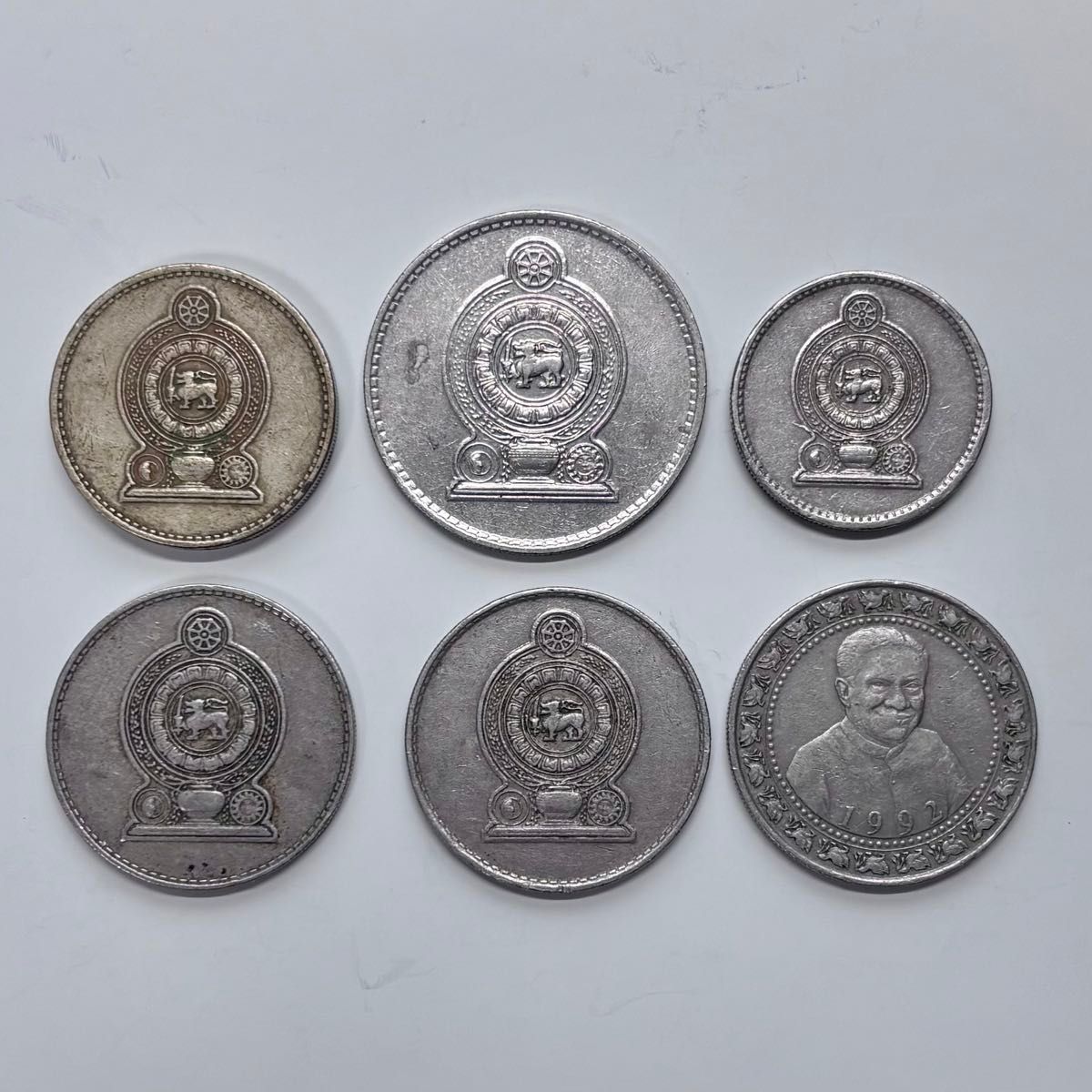 スリランカルピー硬貨セット 記念硬貨 銀貨 コイン 硬貨｜Yahoo!フリマ