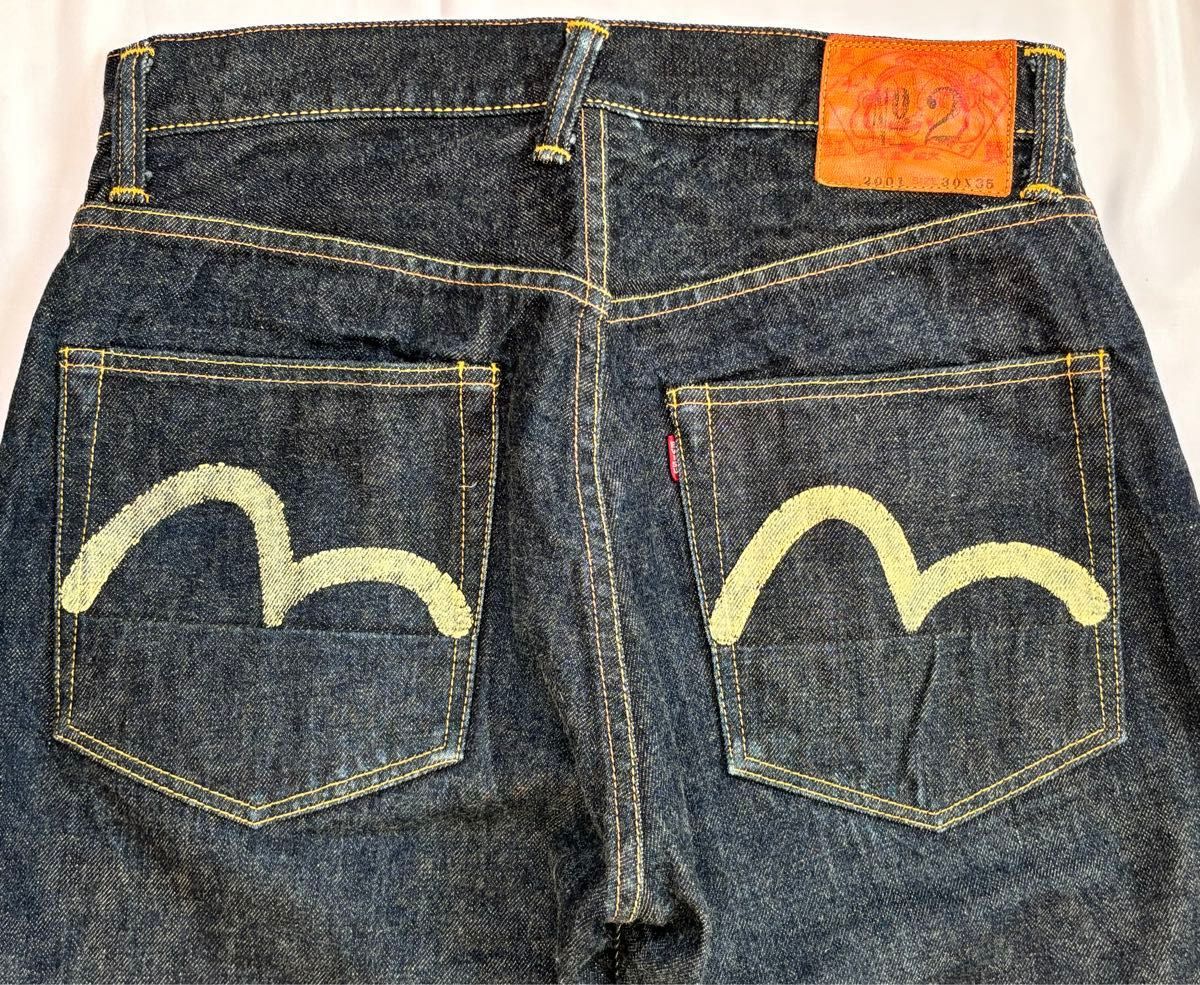 EVISU エヴィス Lot2001 No2 サイズ30×35 ジーンズ デニム 虎耳 ボタン