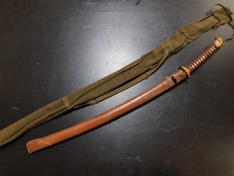 希少 日本軍 陸軍 軍刀 木鞘 革巻き 日本刀 激レア 模造刀 儀礼