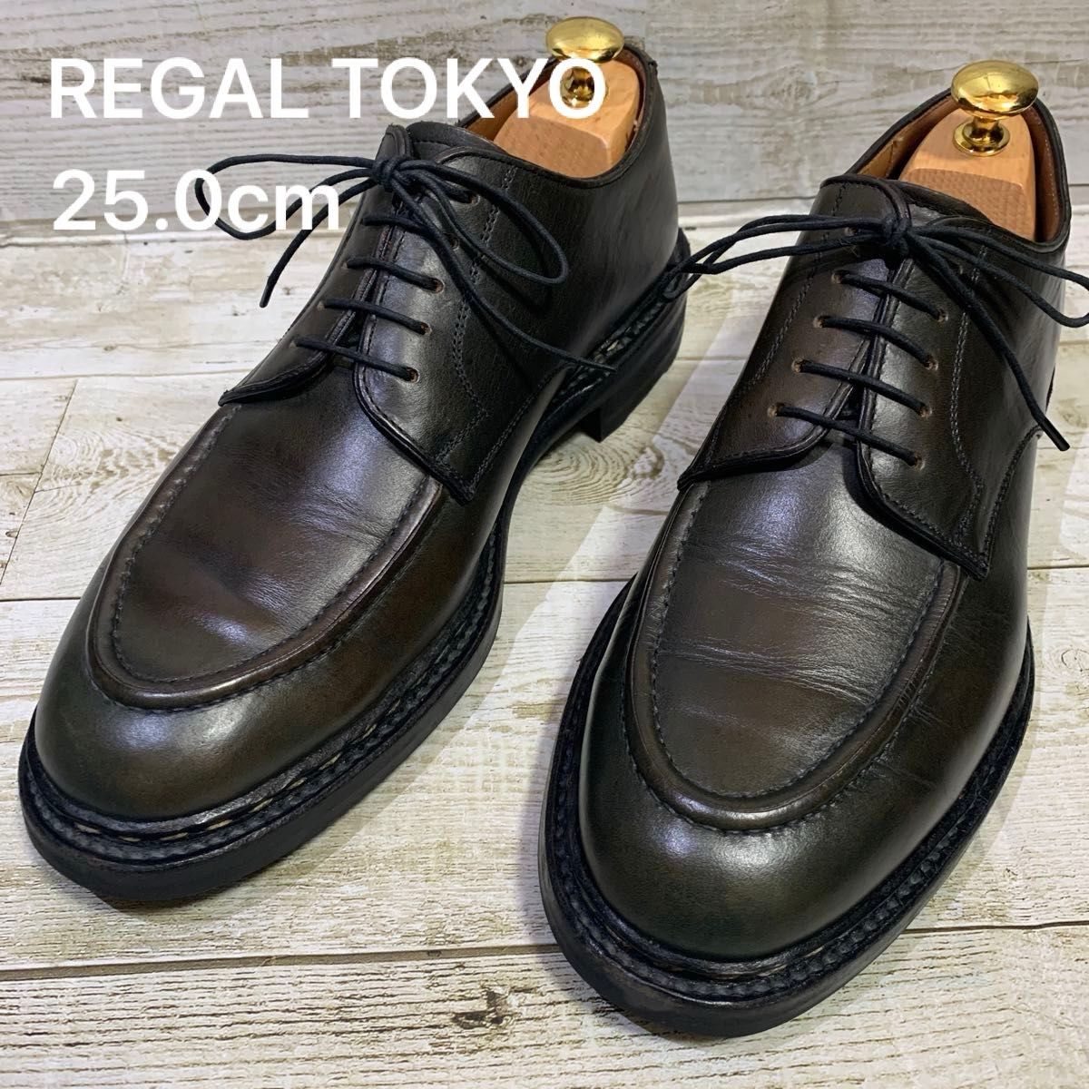 REGAL TOKYO リーガルトーキョー Uチップ 25 0cm ダークグリーン W558