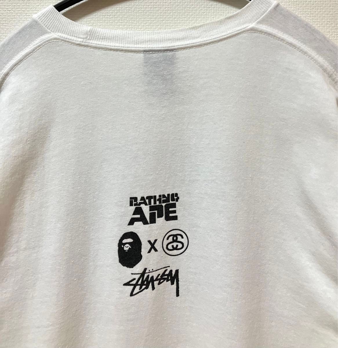 希少 STUSSY × A BATHING APE ステューシー×アベイシングエイプ コラボ