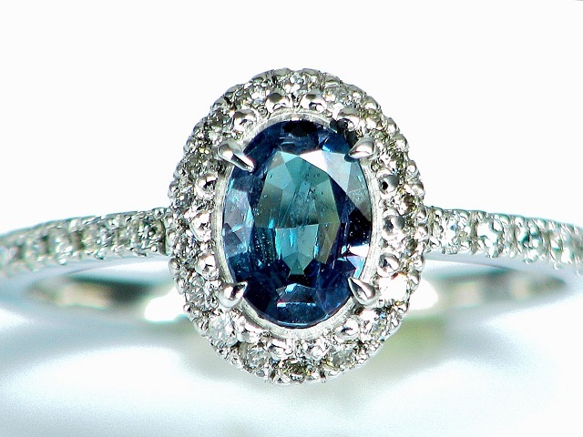 宝石屋本舗】0 48ct ブラジル産天然アレキサンドライト ダイヤモンド0