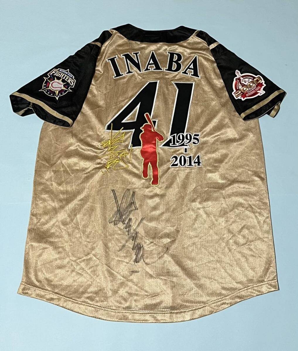 北海道日本ハムファイターズ稲葉篤紀選手ユニフォーム球団支給品