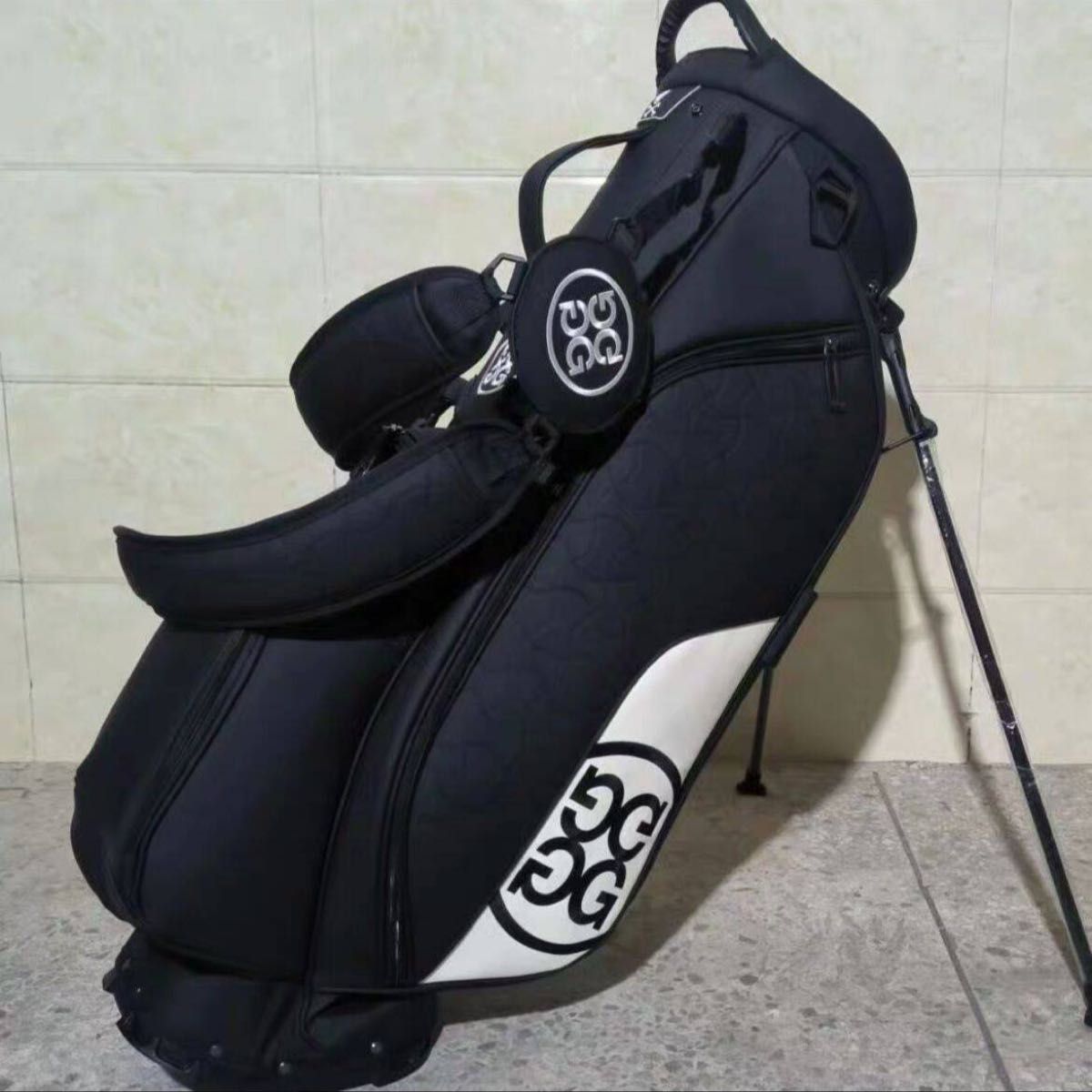 ジーフォア ゴルフ キャディバッグ スタンド式バッグ 黒 G/FORE