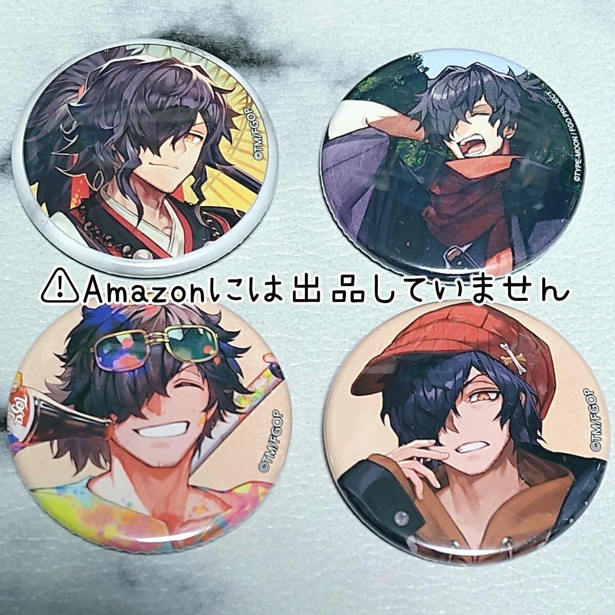 ヌヌ】FGO fes 岡田以蔵 缶バッジ 霊基缶 ヌヌ】FGO fes 岡田以蔵 缶