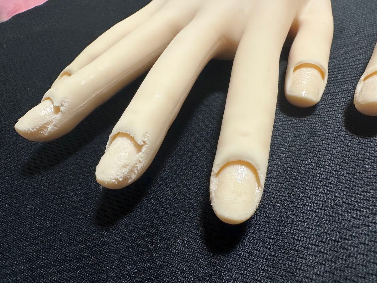 JNEC ネイリスト技能検定 認定モデルハンド 骨折あり｜Yahoo!フリマ