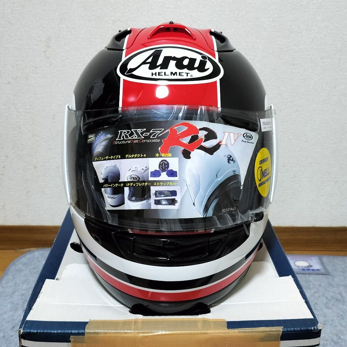 Arai アライRX-7 RR4 TAIRA taira 平忠彦 フルフェイスヘルメット 本人