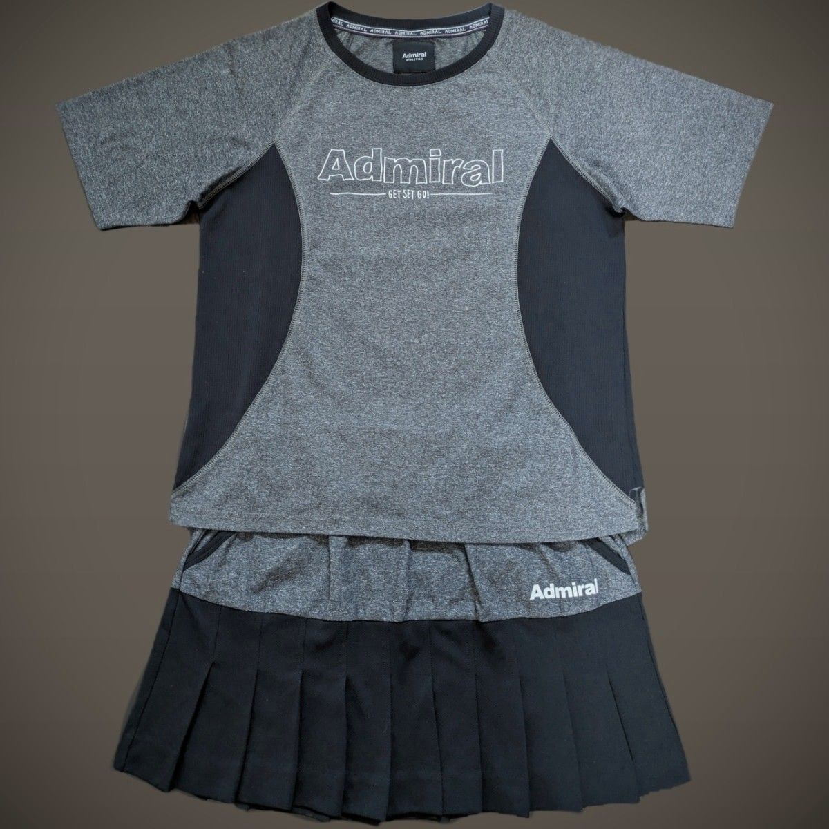 ジャスミン茶Admiral アドミラル テニスウェア 上下セット Admiral