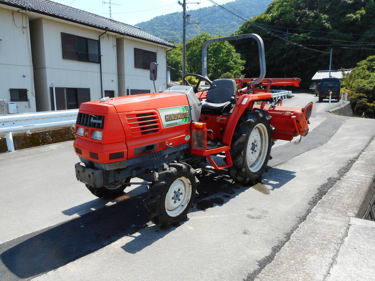 黒石市 ヒノモトNX201 トラクター アワ418時間 自動水平 パワステ 黒石